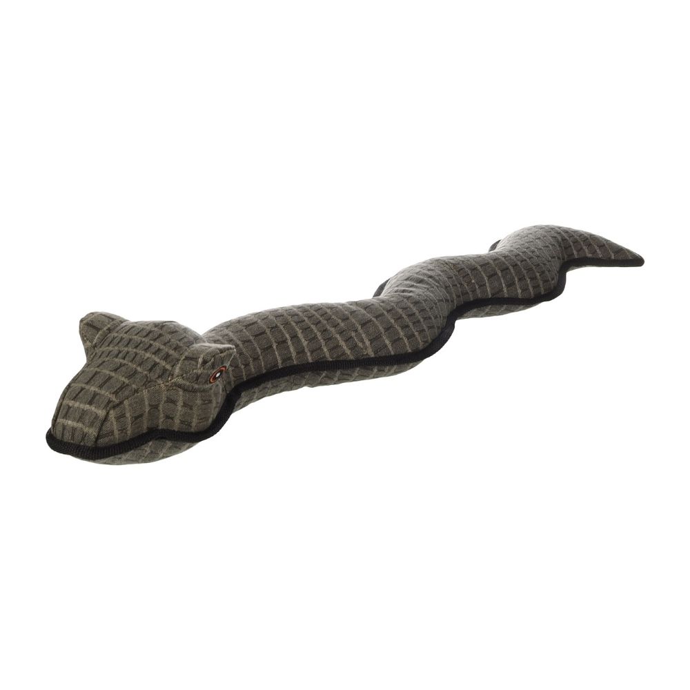 FLMG Rotaļlieta suņiem ar skaņu Čūska auduma, zaļa 72x13.3x9 cm 523337
