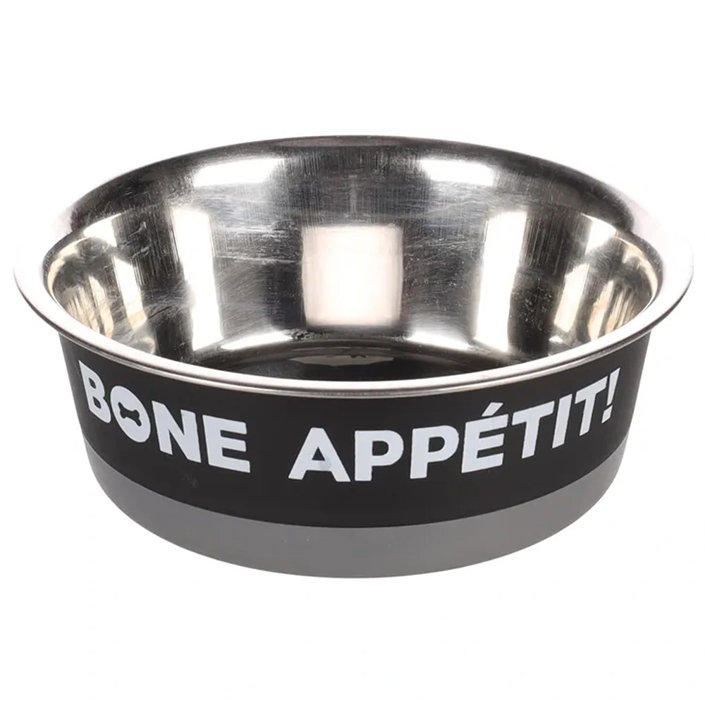 FLMG Bļoda Bone Appetit- Melna 900 ml 518850
