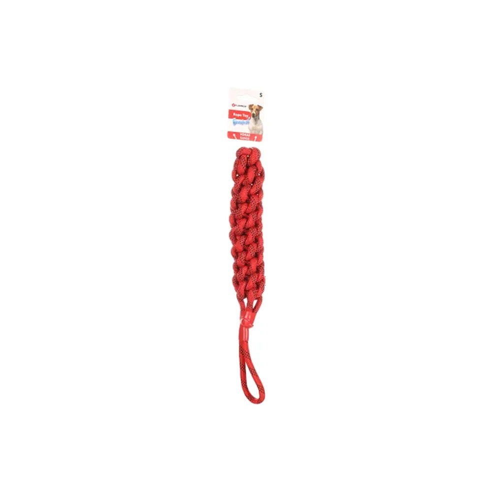 FLMG rotaļlieta suņiem DT Vokas aukla pīta peldoša red/black S 47 cm 521068