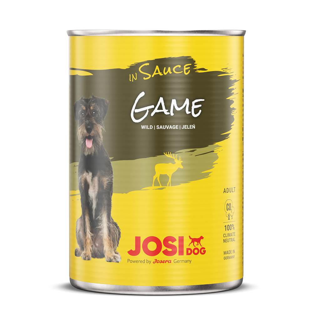 Konservi JOSERA JosiDog Game in sauce 415 g