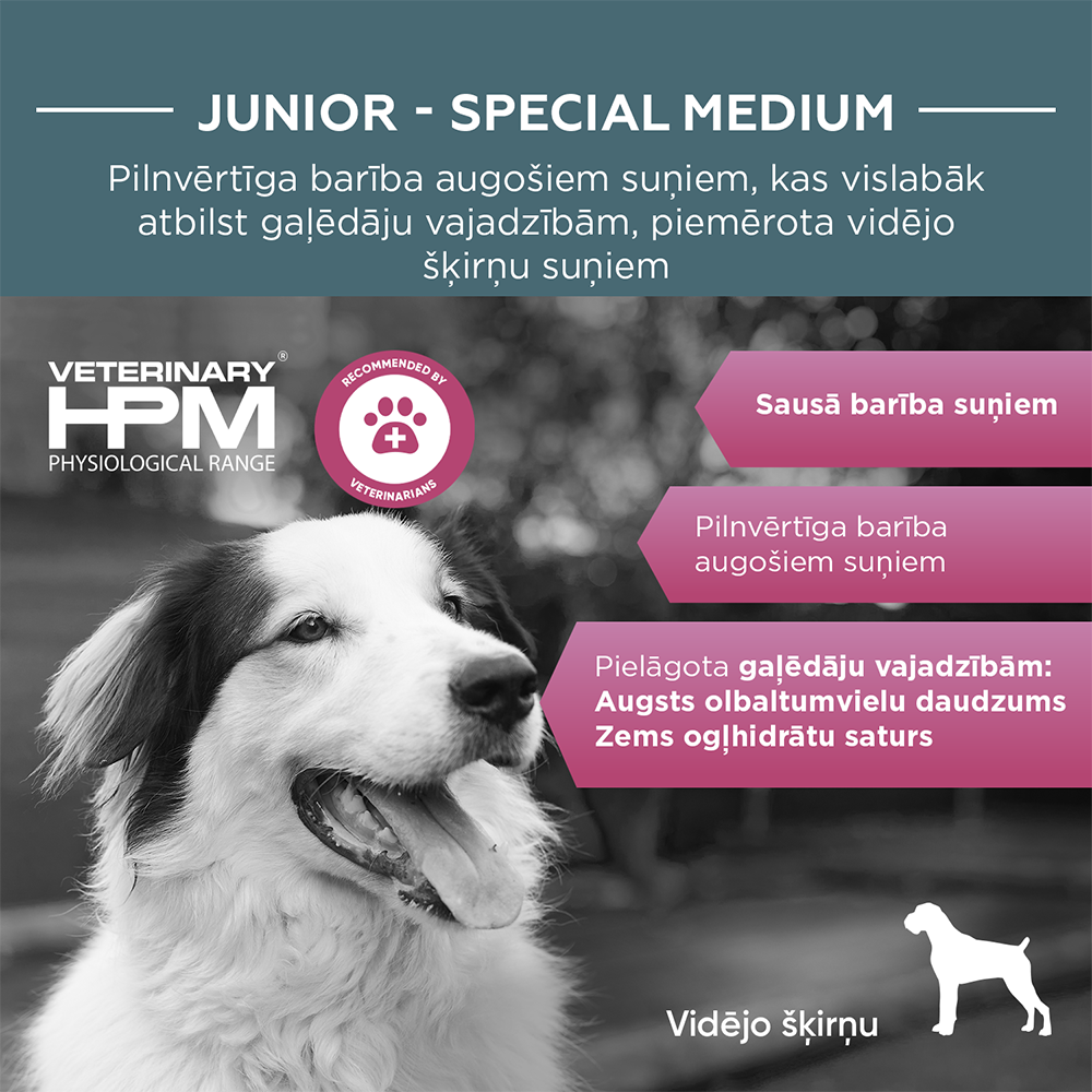 HPM DOG Junior special medium 3 kg