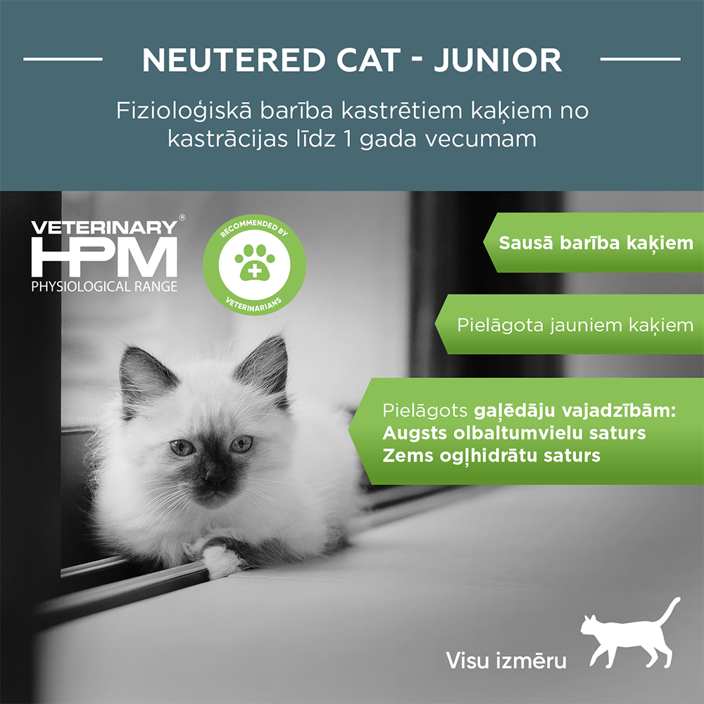 HPM Cat Junior neuter. 1.5 kg
