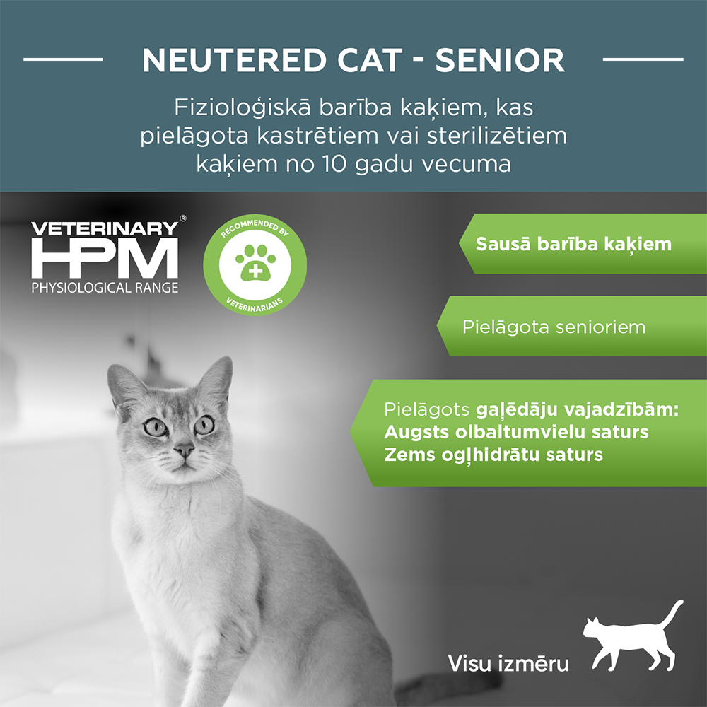HPM Cat Senior neuter. 3 kg