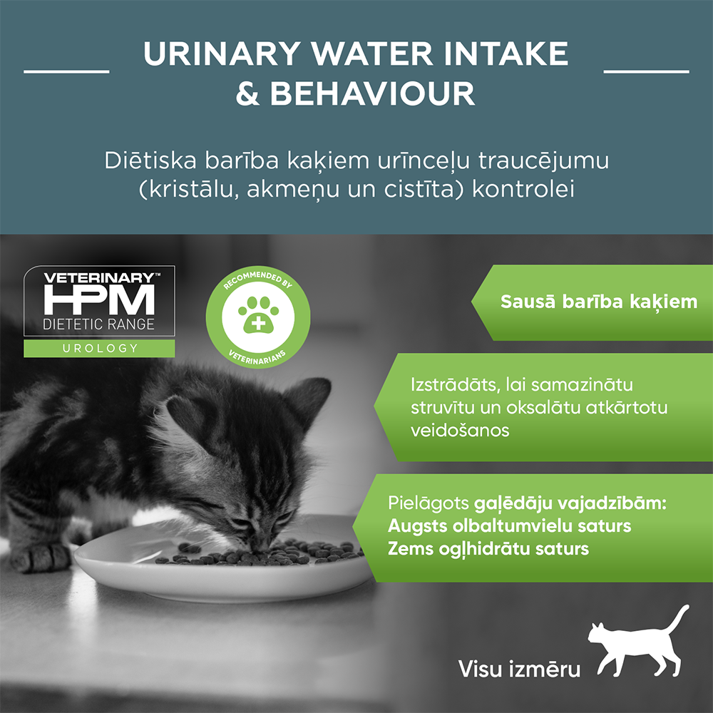 Virbac Cat VetDiet Urology 3 Urinary WIB sausā barība kaķiem 3kg