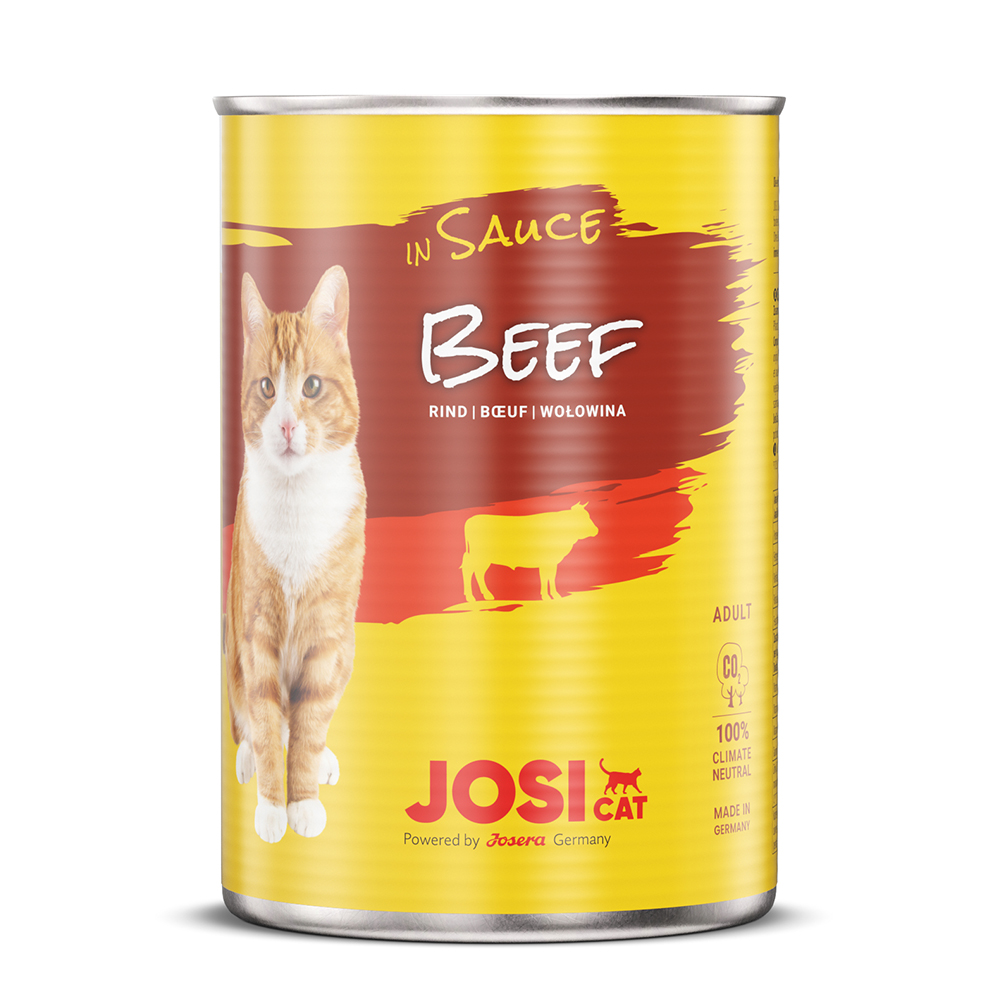 Konservi JOSERA JosiCat Beef in sauce 415 g