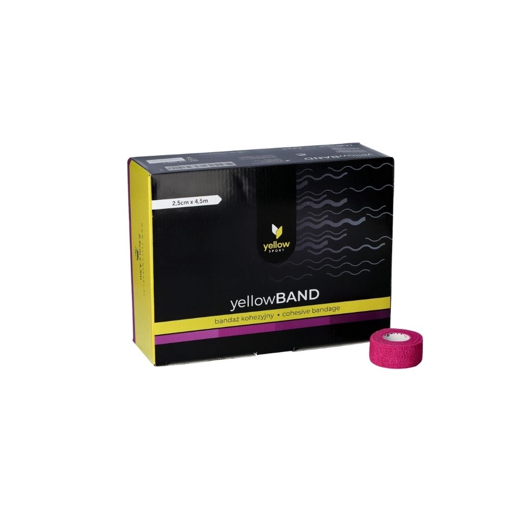 Elastīgā pašlīpošā saite Zarys yellowBAND, nesterila, 2.5cmx4.5m violet N1
