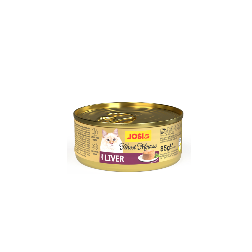Konservi JOSERA JosiCat Finest Mousse with Liver 85 g