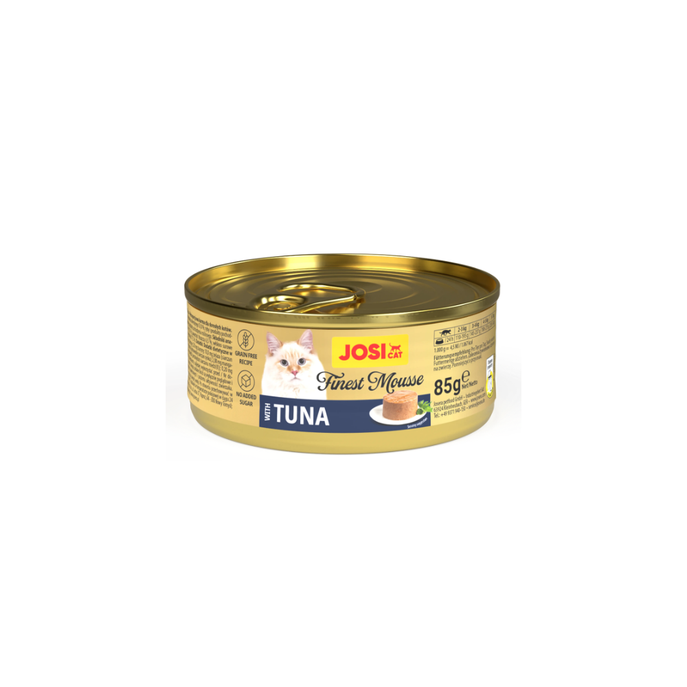 Konservi JOSERA JosiCat Finest Mousse with Tuna 85 g