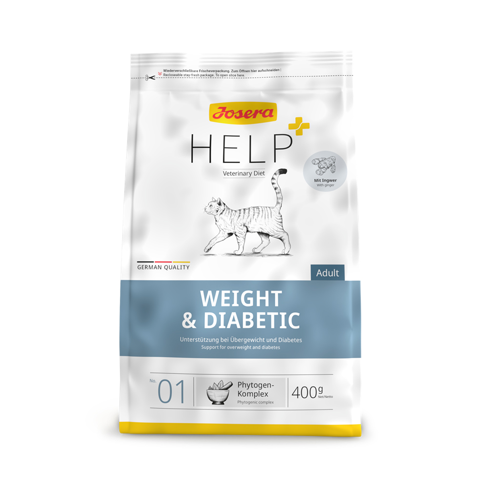 Josera HELP kaķiem Weight & Diabetic Cat 400 g