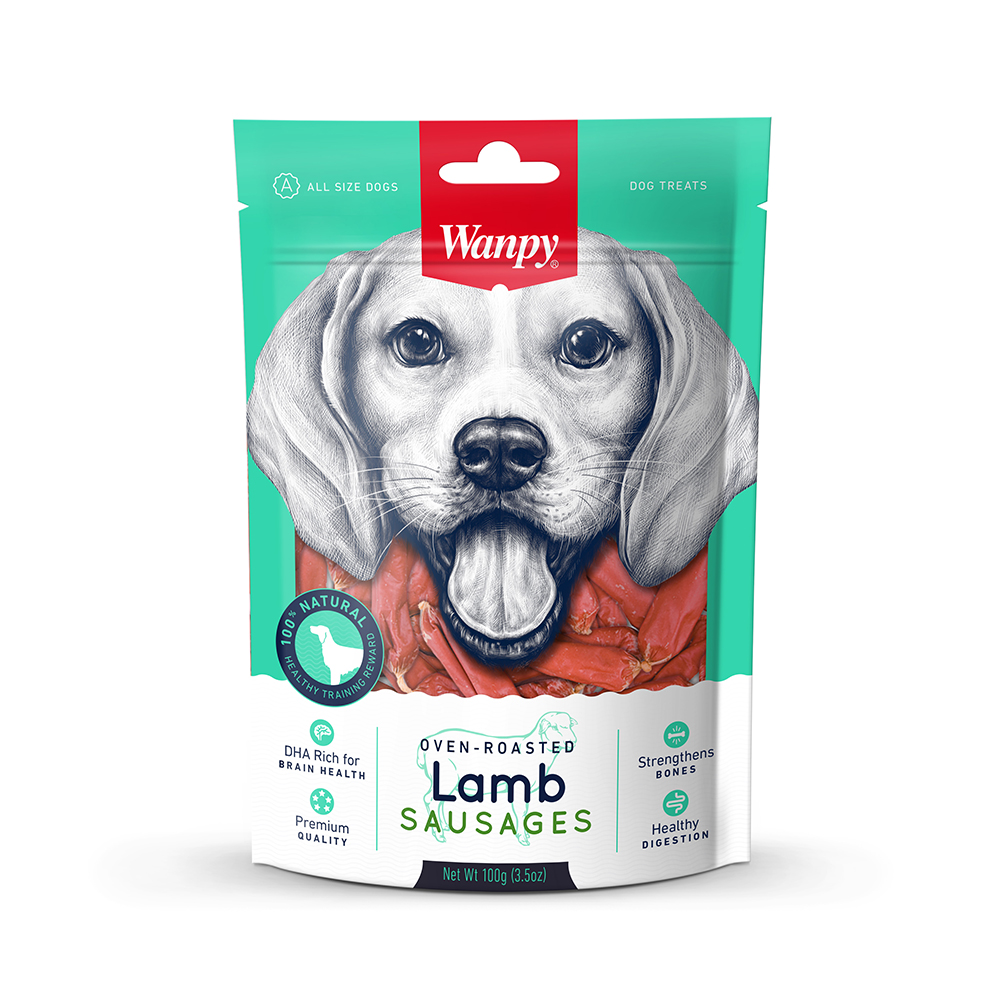 Wanpy Dogs Lamb Sausages 100 g